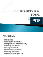 Strategic Reading For TOEFL