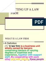 Setting Up a Law Firm
