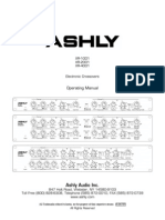 Ashly XR1001 Stereo 2way Mono 3way Crossover Manual