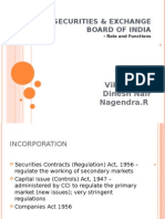 Securities & Exchange Board of India: Vikram.P.G Dinesh Nair Nagendra.R