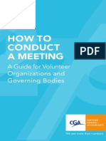 How to Conduct Meeting4ngo