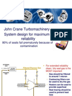 John Crane Turbomachinery System design for maximum reliability and clean dry seal gas