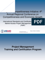 PMP Certification Training to Boost Competitiveness