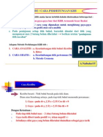 Metode Cara Perhitungan KRB
