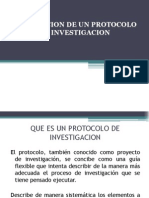 Elaboracion Del Protocolo de Investigacion