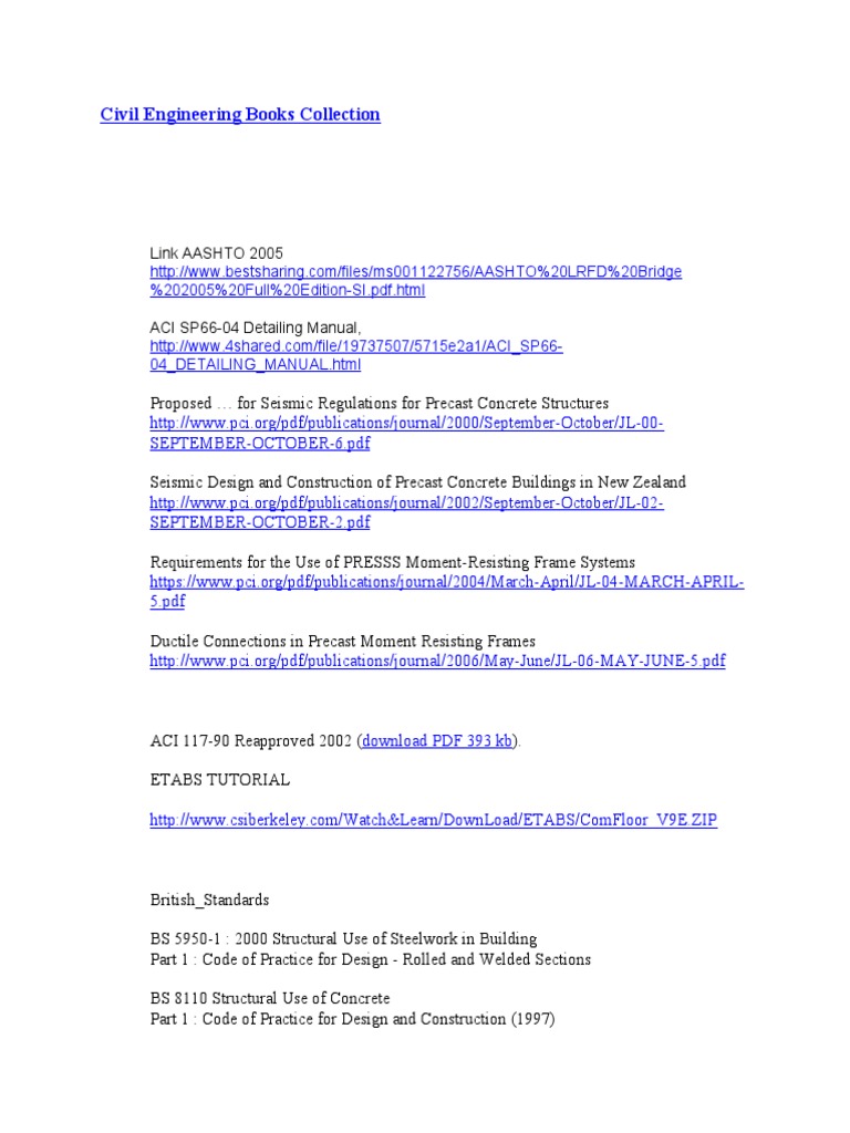 Civil Engineering Rrference Books | Building | Applied And  Interdisciplinary Physics