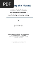 Download Following the Thread A New Technology by Joan Vinall-Cox SN2063617 doc pdf