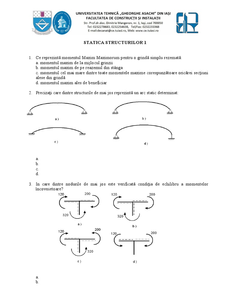 Statica Romana | PDF
