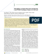 Identi Fication of Volatile Markers in Potato Brown Rot and Ring Rot by Combined GC-MS and PTR-MS Techniques: Study On in Vitro and in Vivo Samples