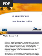 HP Service Test 11.20 Date: September 11, 2013