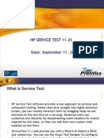 HP Service Test 11.20 Date: September 11, 2013