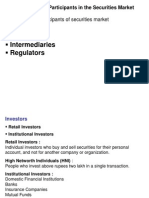 Investors Issuers Intermediaries Regulators: Four Important Participants of Securities Market