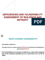 Deficiencies and Vulnerability Assessment of Buildings and Retrofit