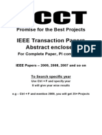 NCCT NCCT NCCT NCCT: IEEE Transaction Papers Abstract Enclosed