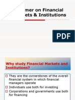 A Primer On Financial Markets & Institutions