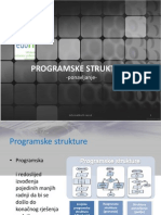Programske Strukture - Ponavljanje