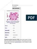 Intrauterine Growth Restriction