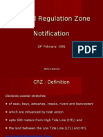 Coastal Regulation Zone Notification