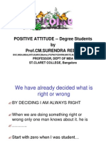 Positive Atttitude For Effective Studies