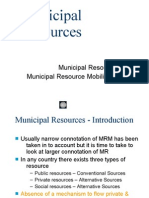 3. Municipal Resources- For CEPT Students