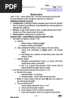 Download Bible Study Handout Jesus Raises Lazarus by Abraham Walkthewok SN206395 doc pdf