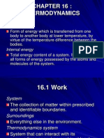 Chapter 16 Thermodynamics