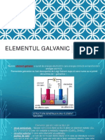 Elementul Galvanic-Baterii Si Celule de Combustie