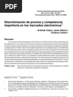 Discriminación de precios y competencia imperfecta