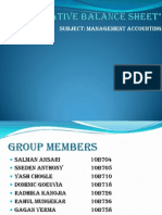 Comparative Balance Sheet