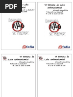 Bloco de Anotacao - Vi Semana Da Luta Antimanicomial 2013 Fafia