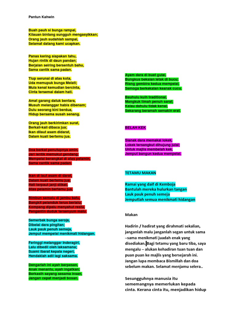 Pantun Kahwin Pdf