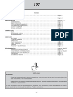 107 Guía completa: dimensiones, mantenimiento, equipamientos