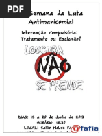 Cartaz Vi Semana Da Luta Antimanicomial 2013 Fafia