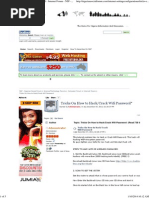 Tricks On How To Hack Crack Wifi Password
