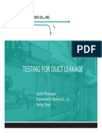 Need For Duct Leakage