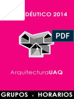 Horarios y Grupos Prope Arq-2014