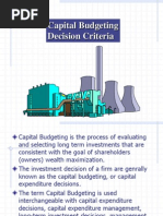 Lec5. Capital Budgeting