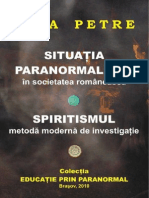 Nina Petre-Situatia Paranormalilor Spiritismul