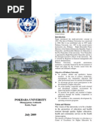 Brochure of Pokhara University