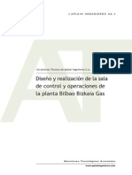 Diseño y Realización de La Sala de Control y Operaciones de La Planta Bilbao Bizkaia Gas