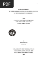 Download Some Constraints in the English Teaching and Learning Process At by Dion Ganteng Indonesia Indah SN20643215 doc pdf