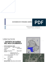 EXPANSION URBANA BAÑOS DEL INCA