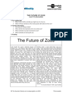 The Future of Zoos - Pre Intermediate PDF