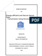Energy-Efficient and Secure Sensor Data Transmission Using Encompression