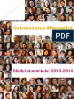 Universitatea Alternativa - Ghid Studenti 2013