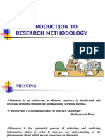 Research Methodology