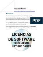 Licencias de Software