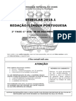 Vestibular UECE 2014.1: provas de redação e língua portuguesa