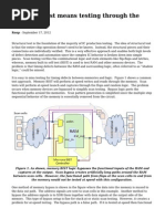 Thorough Test Means Testing Through The RAM