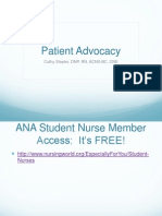 Patient Advocacy